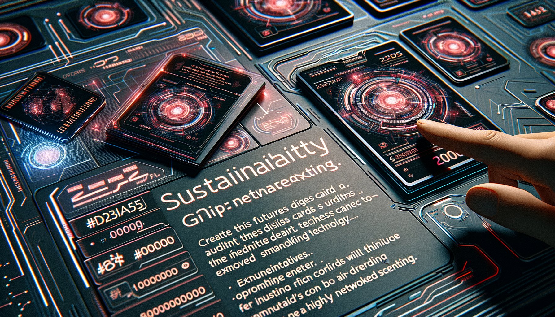 Business cards 2025 showcasing smart tech, sustainability, personalized designs, and interactive networking features.