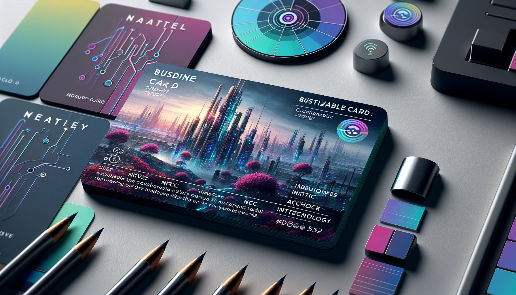 Best materials for business cards in 2025: sustainable options, NFC tech, tactile experiences, and branding color science.