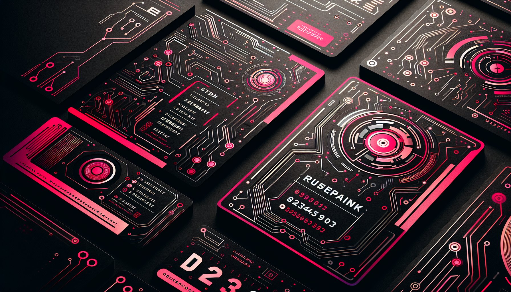 Creative business card designs showcasing brand personality through minimalist and interactive design elements.