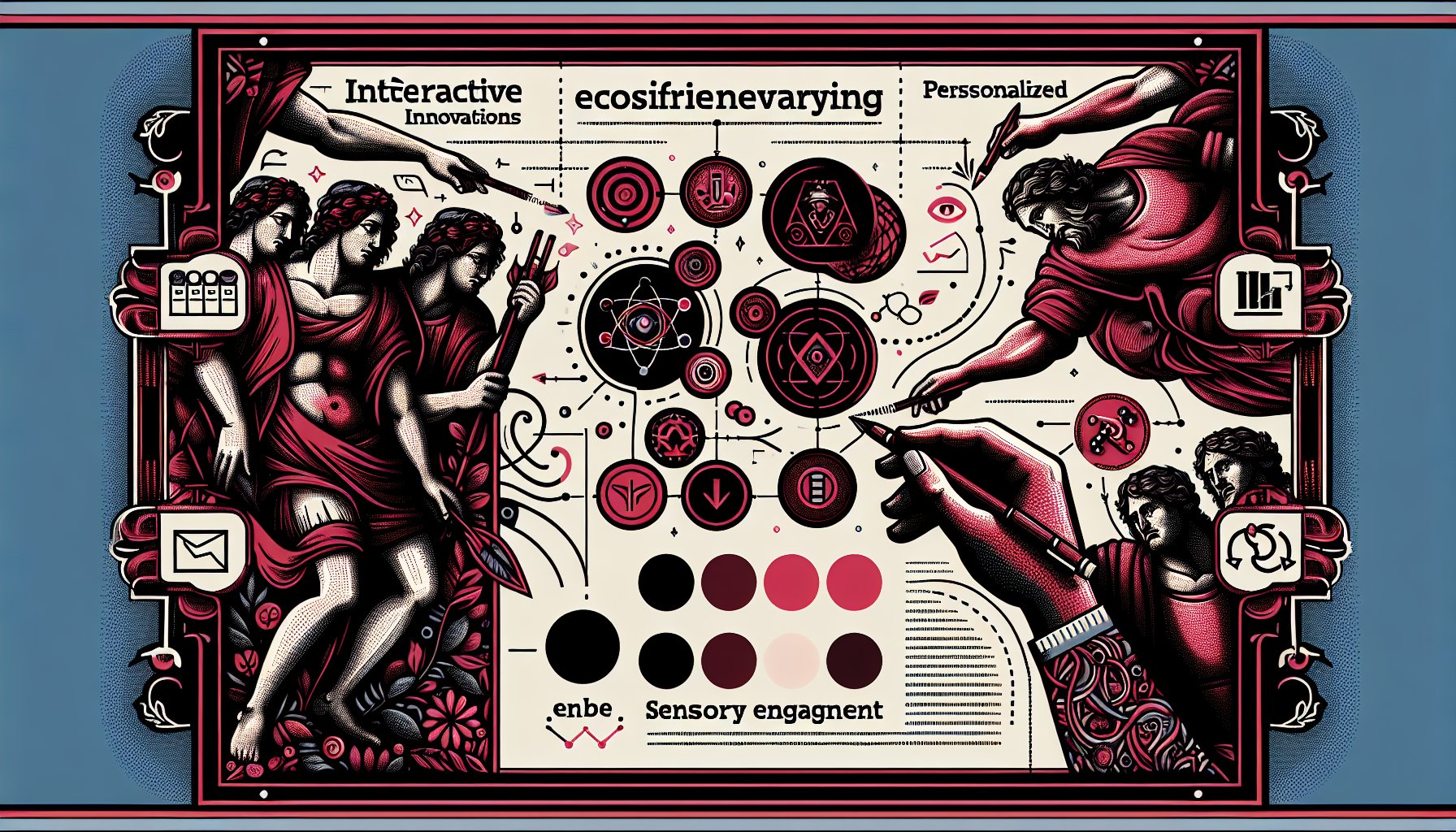 Innovative brochures for 2025: eco-friendly designs, interactive features, and personalized marketing for sensory engagement.