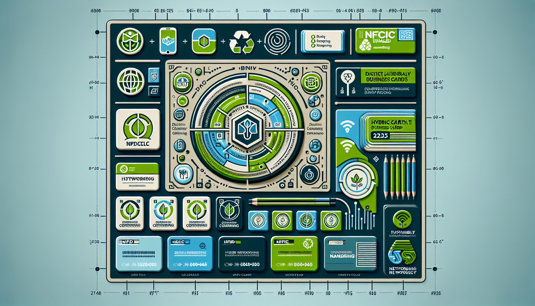 Comparison of digital business cards and traditional cards in 2025, highlighting eco-friendly and NFC-enabled networking solutions.