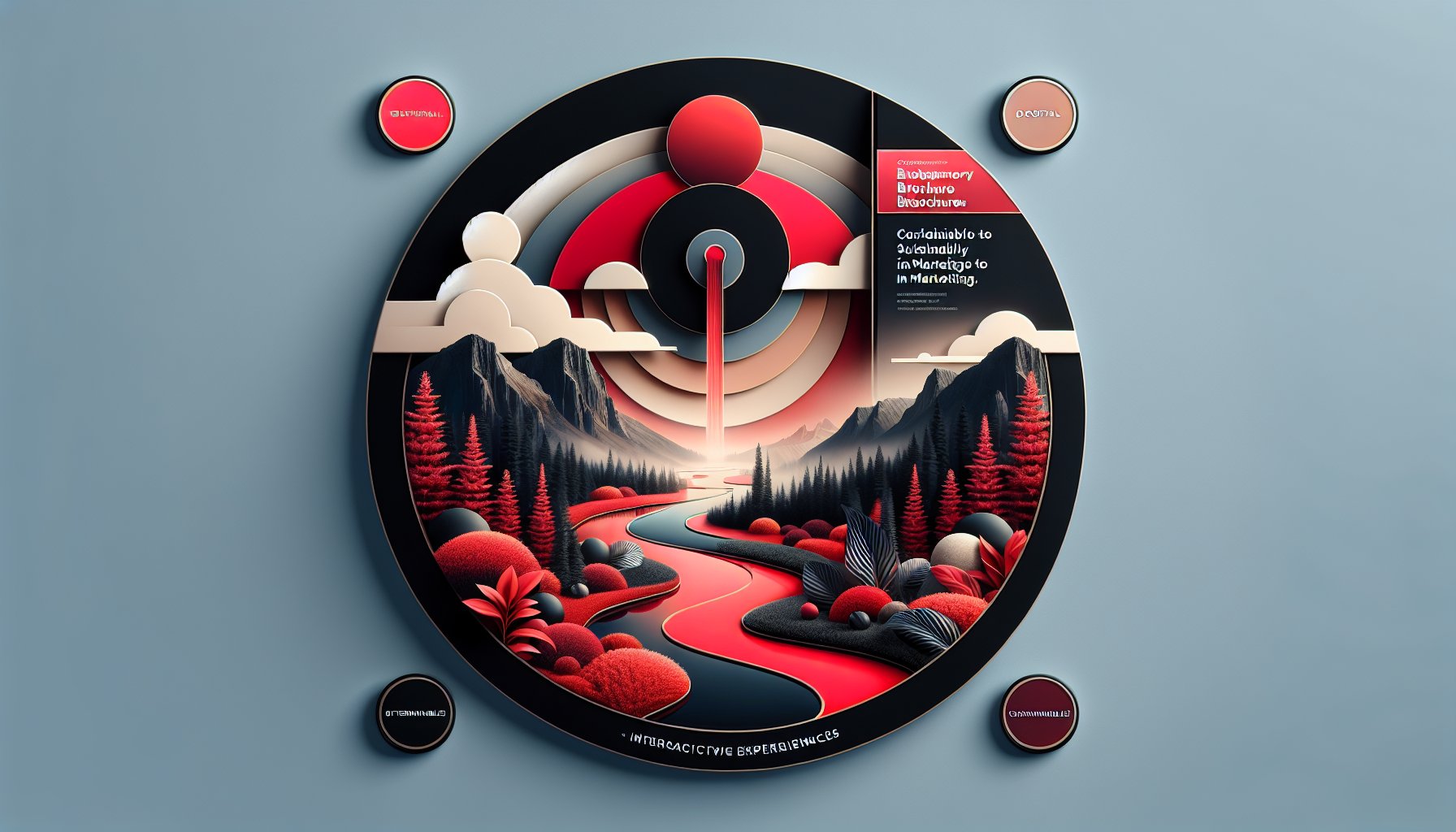 Brochure design trends for 2025: digital formats, sustainability, color psychology, and interactive experiences.