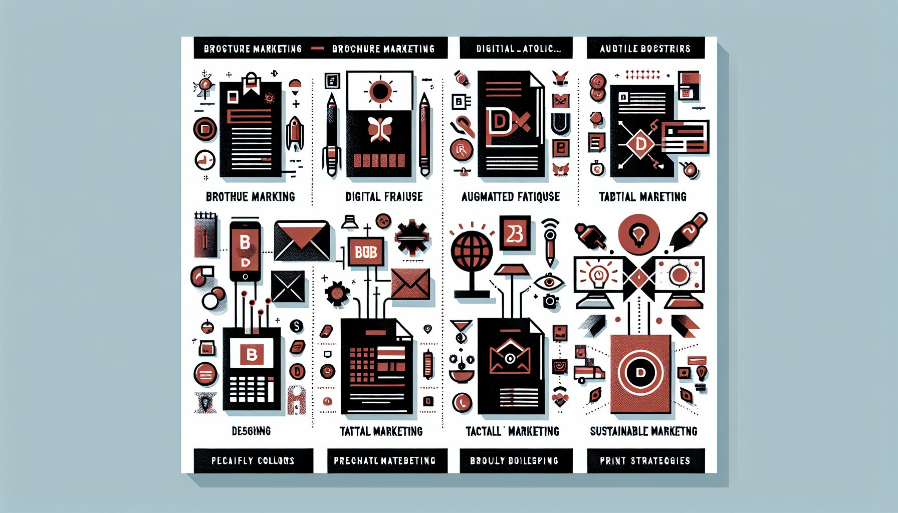 Brochure marketing insights for 2025: combating digital fatigue with tactile, sustainable print and augmented reality strategies.