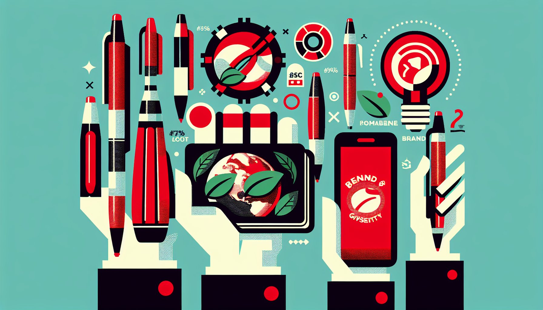 Promotional pens made from eco-friendly materials enhance brand visibility at trade shows with effective customization strategies.