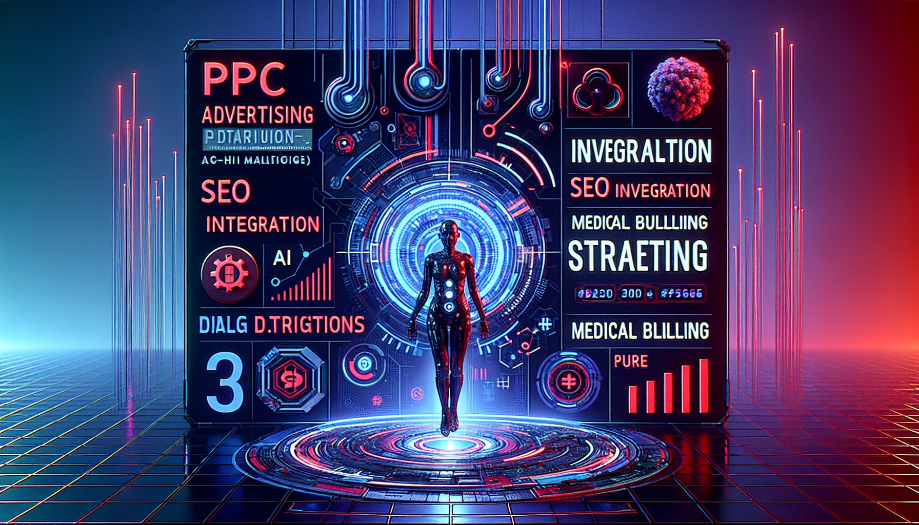 PPC advertising strategies for 2025, highlighting SEO integration, AI-driven marketing, and data-driven decisions in medical billing.