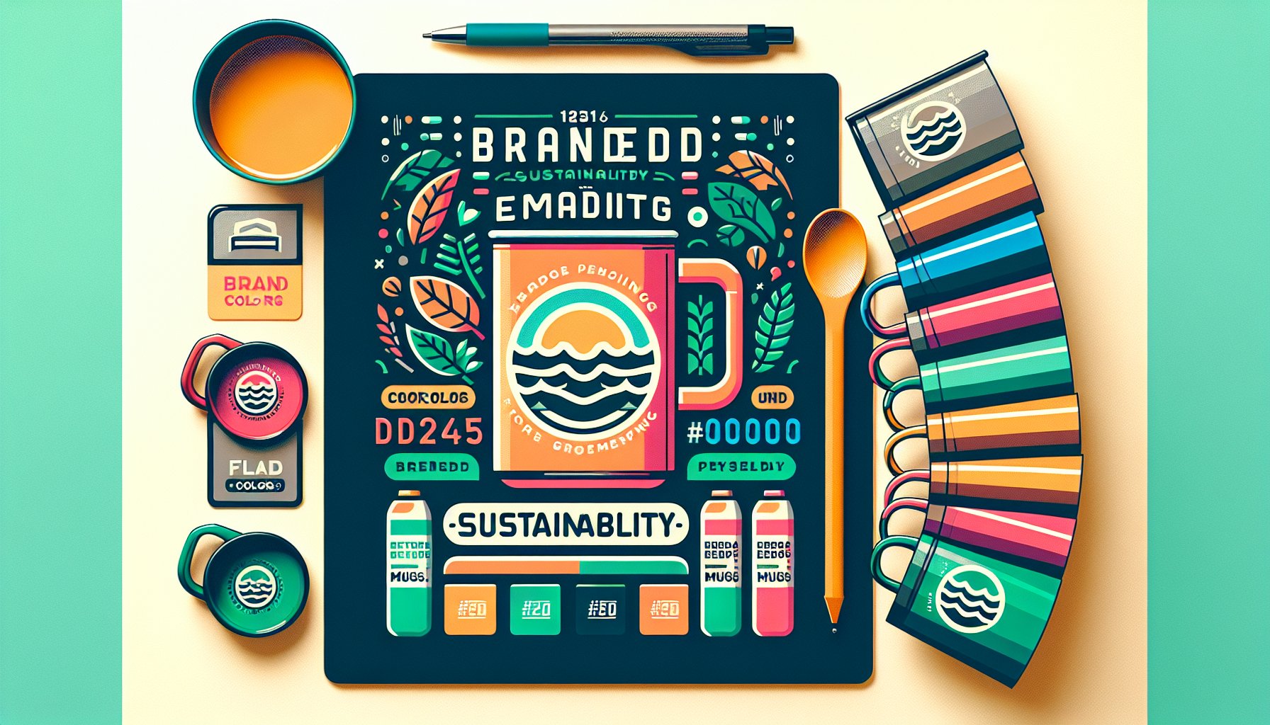 Trendy branded mugs for 2025: eco-friendly, personalized styles enhancing sustainability and consumer engagement strategies.