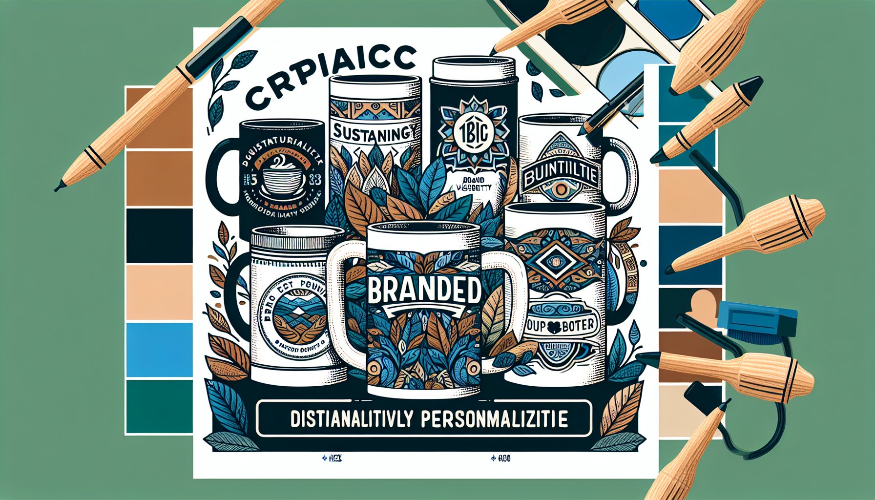 Branded mugs enhance brand visibility through personalized, sustainable promotional merchandise for 2025.