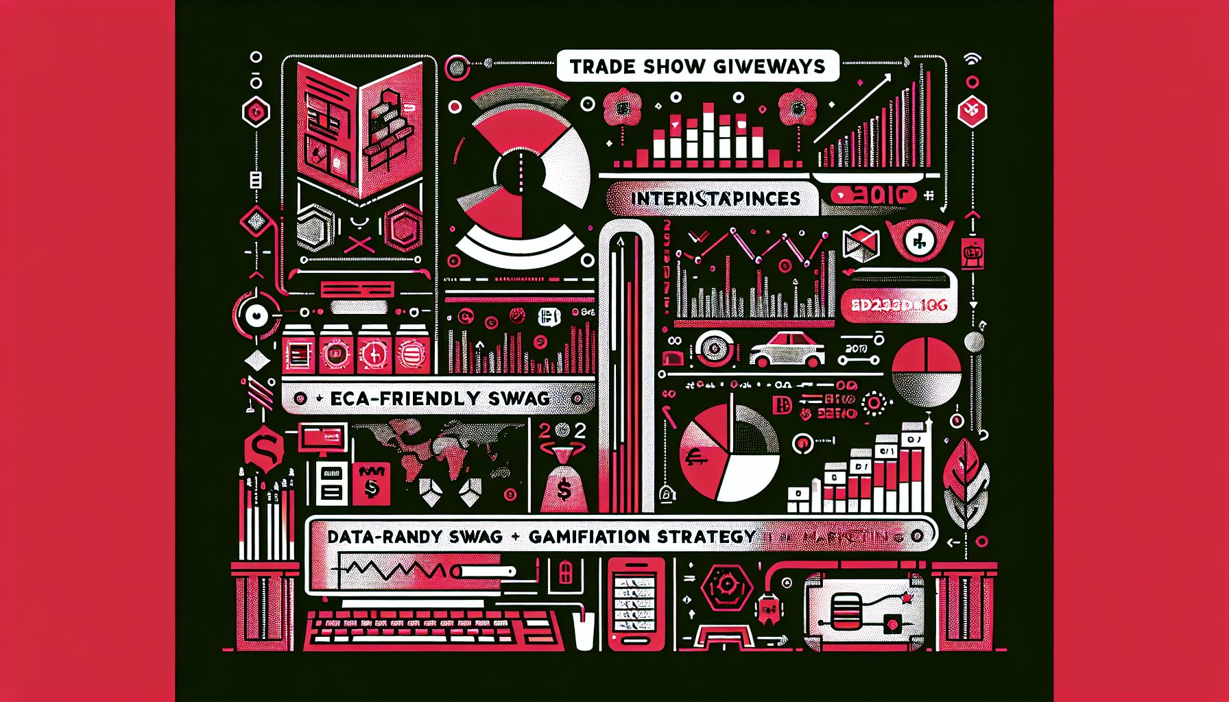 Interactive trade show giveaways in 2025 featuring eco-friendly swag, gamification, and data-driven strategies.