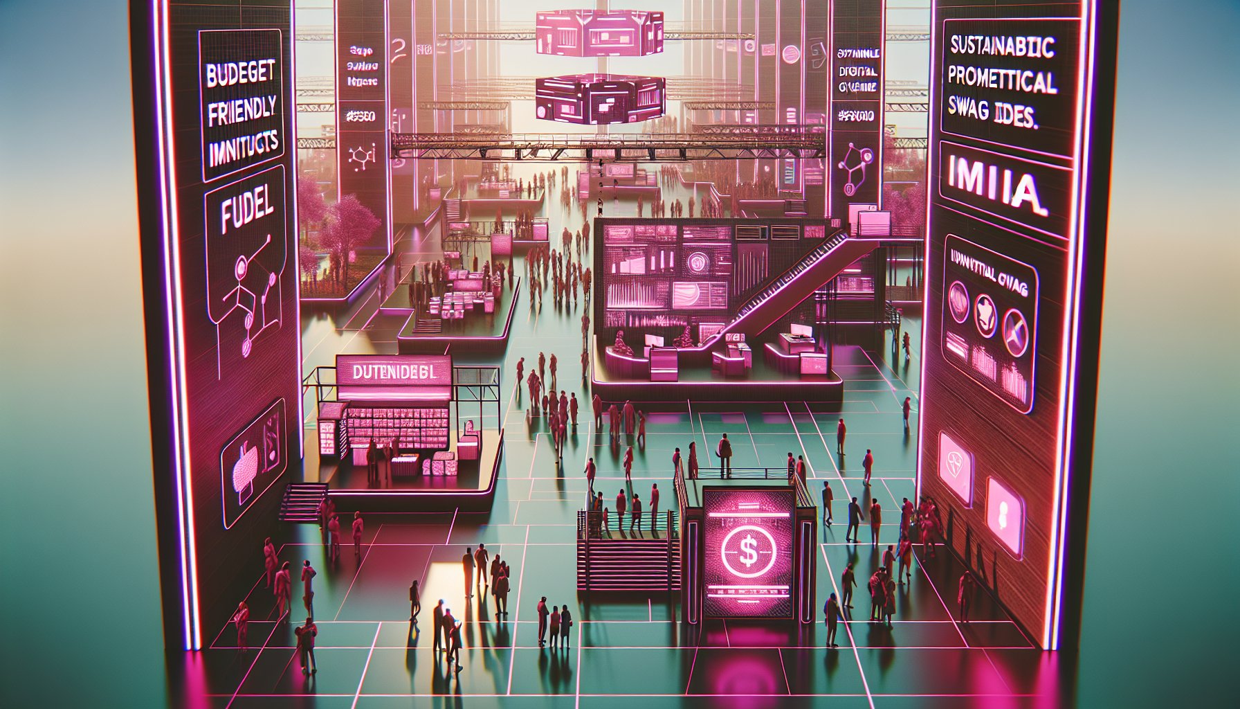 Budget-friendly trade show giveaways for 2025: sustainable swag, interactive marketing, and digital trends.