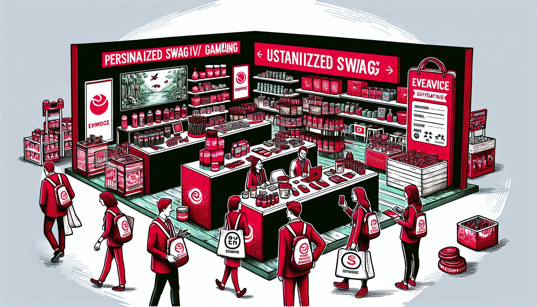 Trade show giveaways in 2025: eco-friendly, personalized swag with gamification for sustainable branding success.