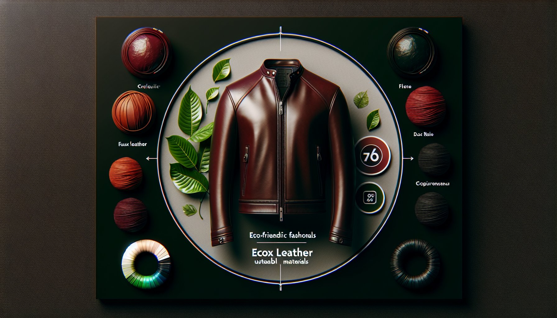 Trendy 2025 faux leather jackets showcasing eco-friendly fashion, sustainable materials, and celebrity endorsements.