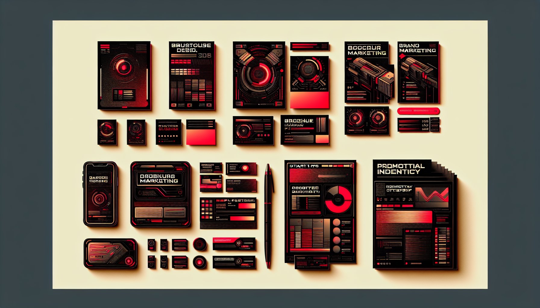 Top 10 essential printed materials for start-ups: business cards, brochures, and promotional items for strong brand identity.