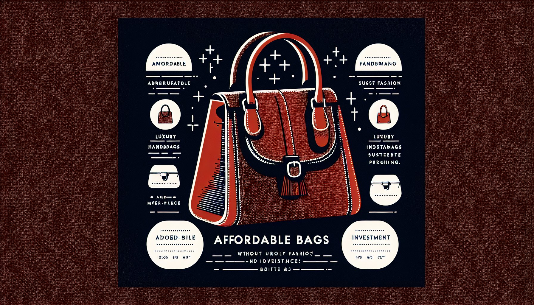 Comparison of affordable bags and luxury handbags highlighting sustainable fashion and investment pieces for brand identity in 2025.