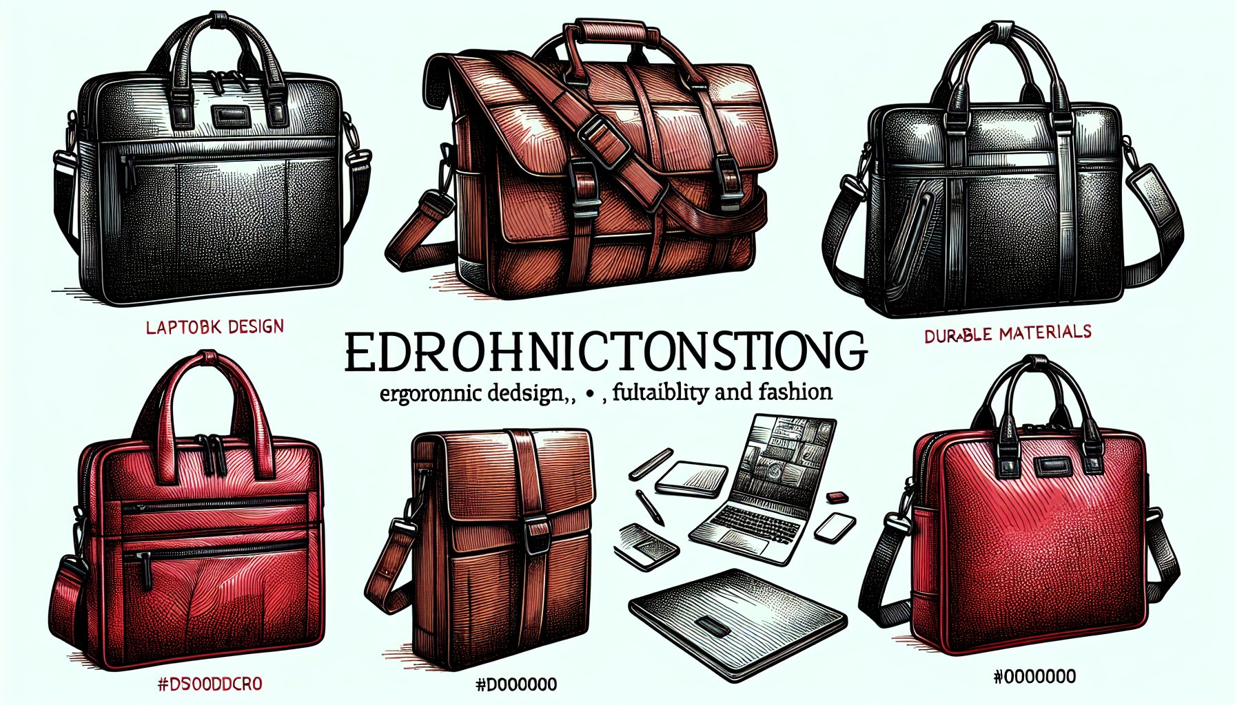 Stylish laptop bags combining ergonomic design, durable materials, and functionality for the perfect laptop bag selection.