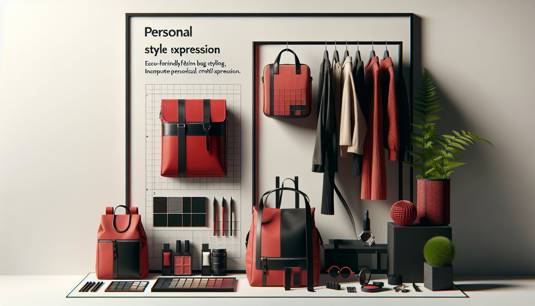 Stylish eco-friendly bags complement seasonal outfits, enhancing personal style expression with versatile fashion accessories.