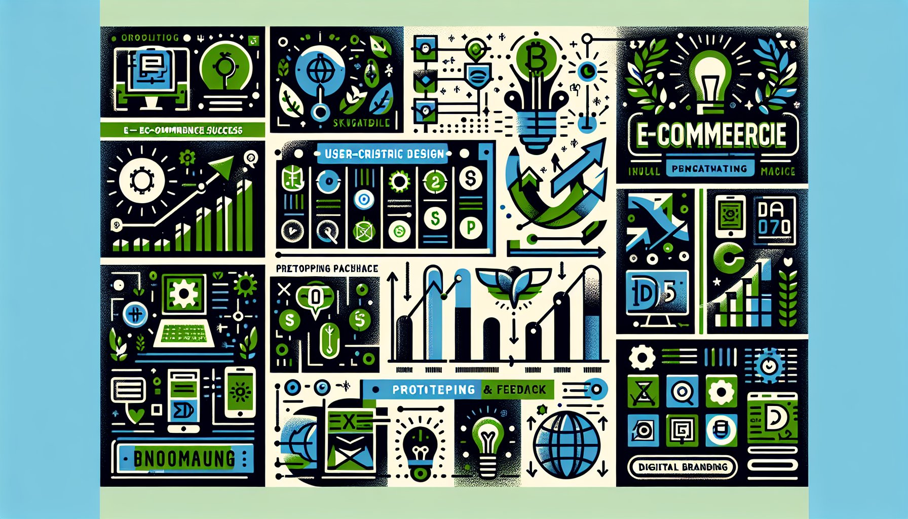 User-centric product design services boosting e-commerce success through sustainable practices, prototyping, and digital branding strategies.