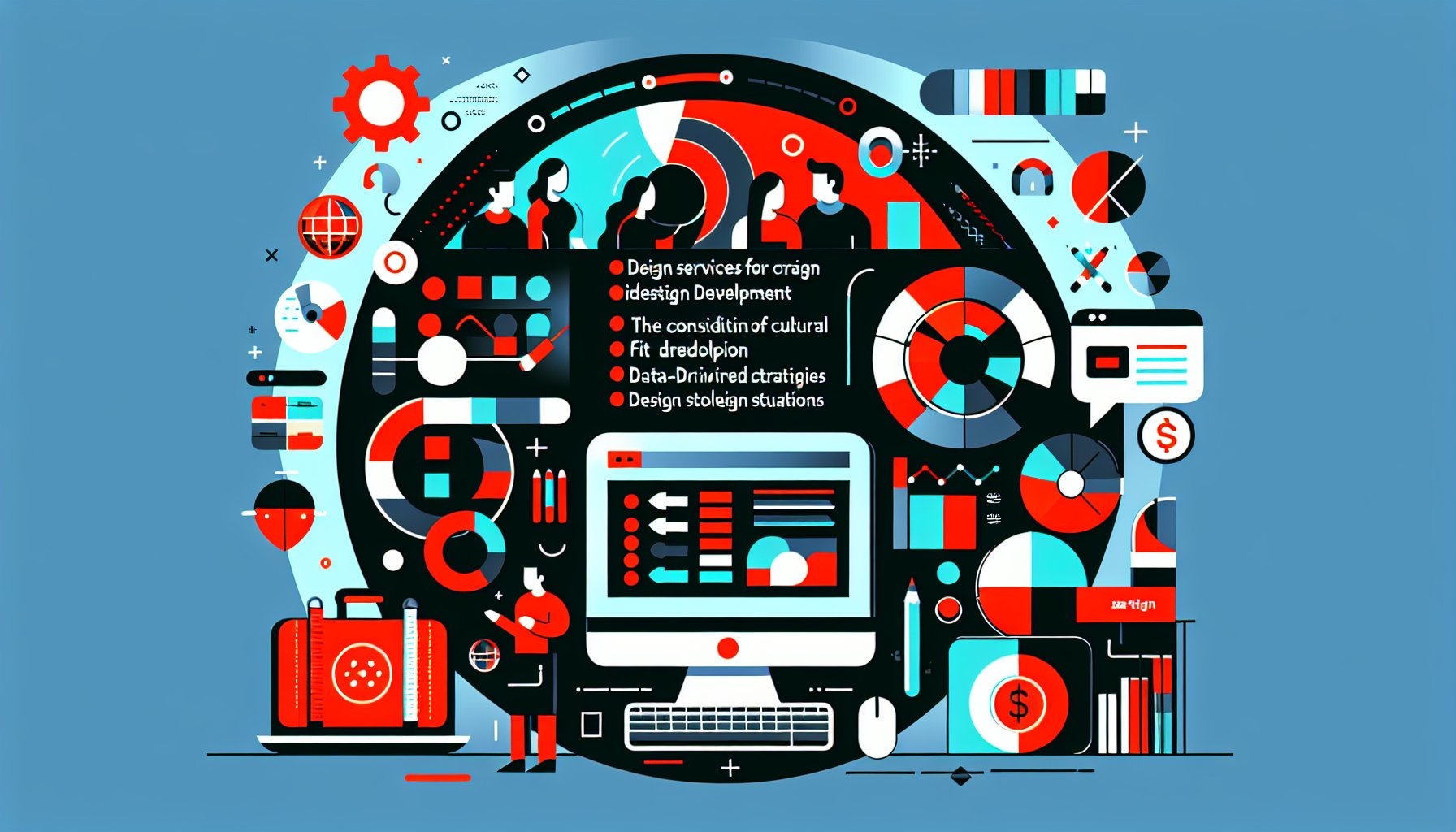 Guide to selecting design services for startups, focusing on brand identity, cultural fit, data-driven solutions, and budget.