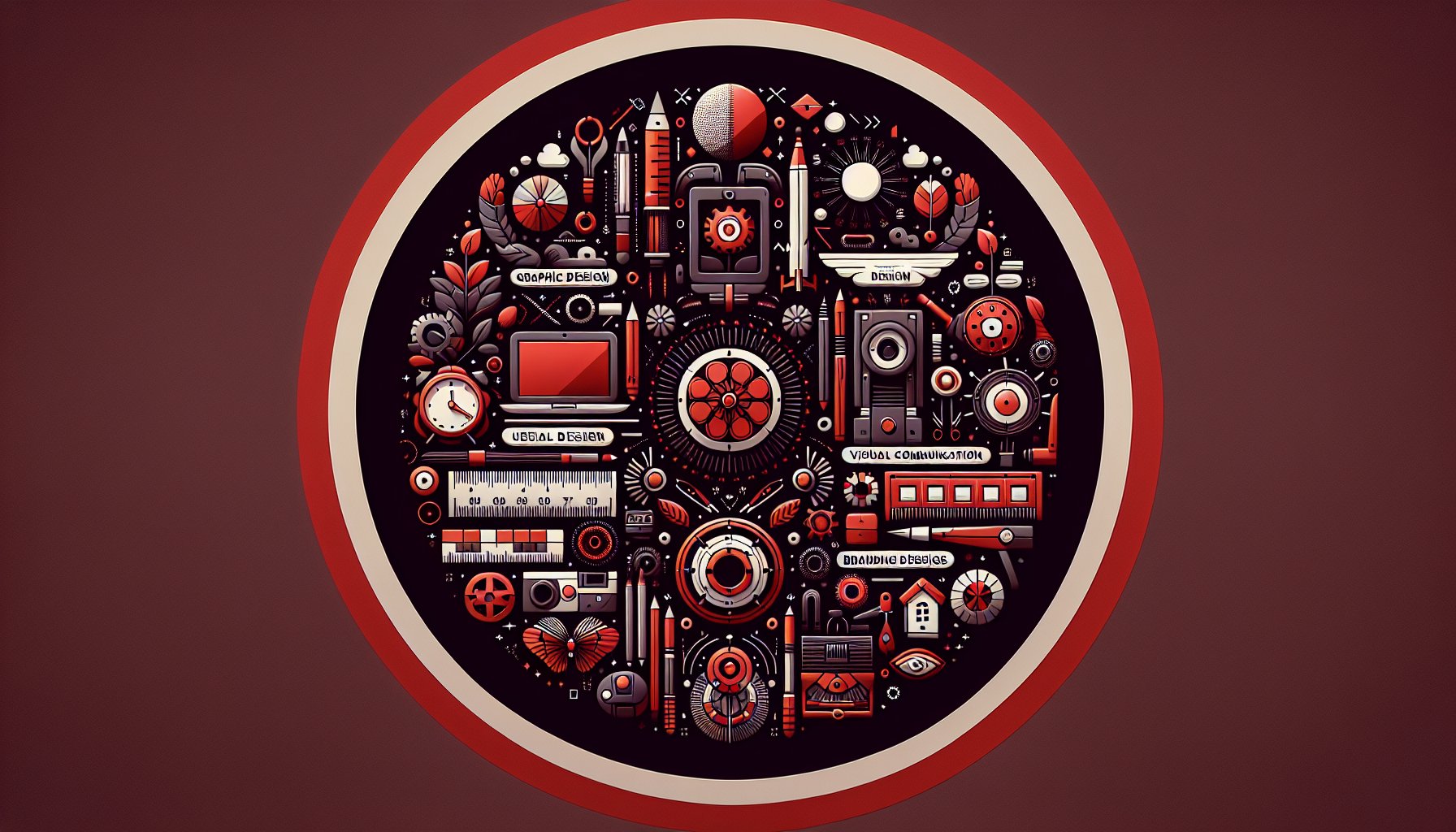 Comparison of graphic design, user experience design, branding design, and motion graphics in visual communication.