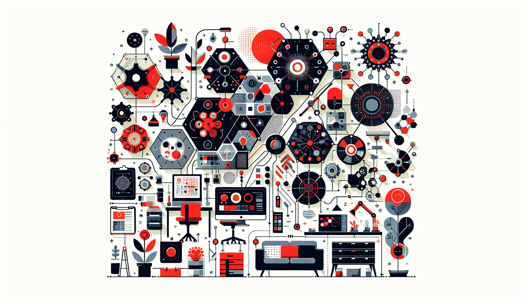 Sustainable design trends for 2025 featuring eco-friendly materials, smart technology, and modular furniture through collaboration.