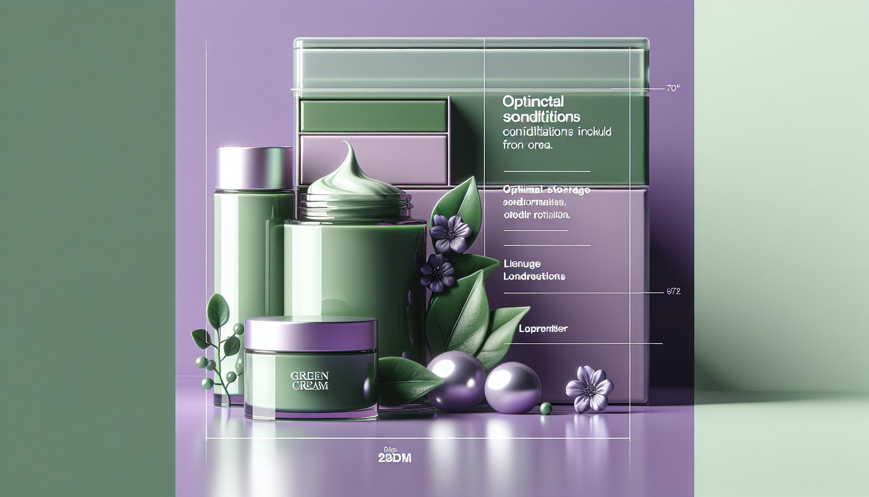 Guide on optimal green cream storage for longevity in skincare routines, highlighting natural ingredients and ideal conditions.