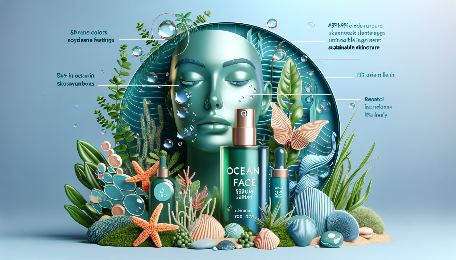 Tips for using Ocean Face Serum in your skincare routine for radiant skin with oceanic ingredients and sustainable practices.