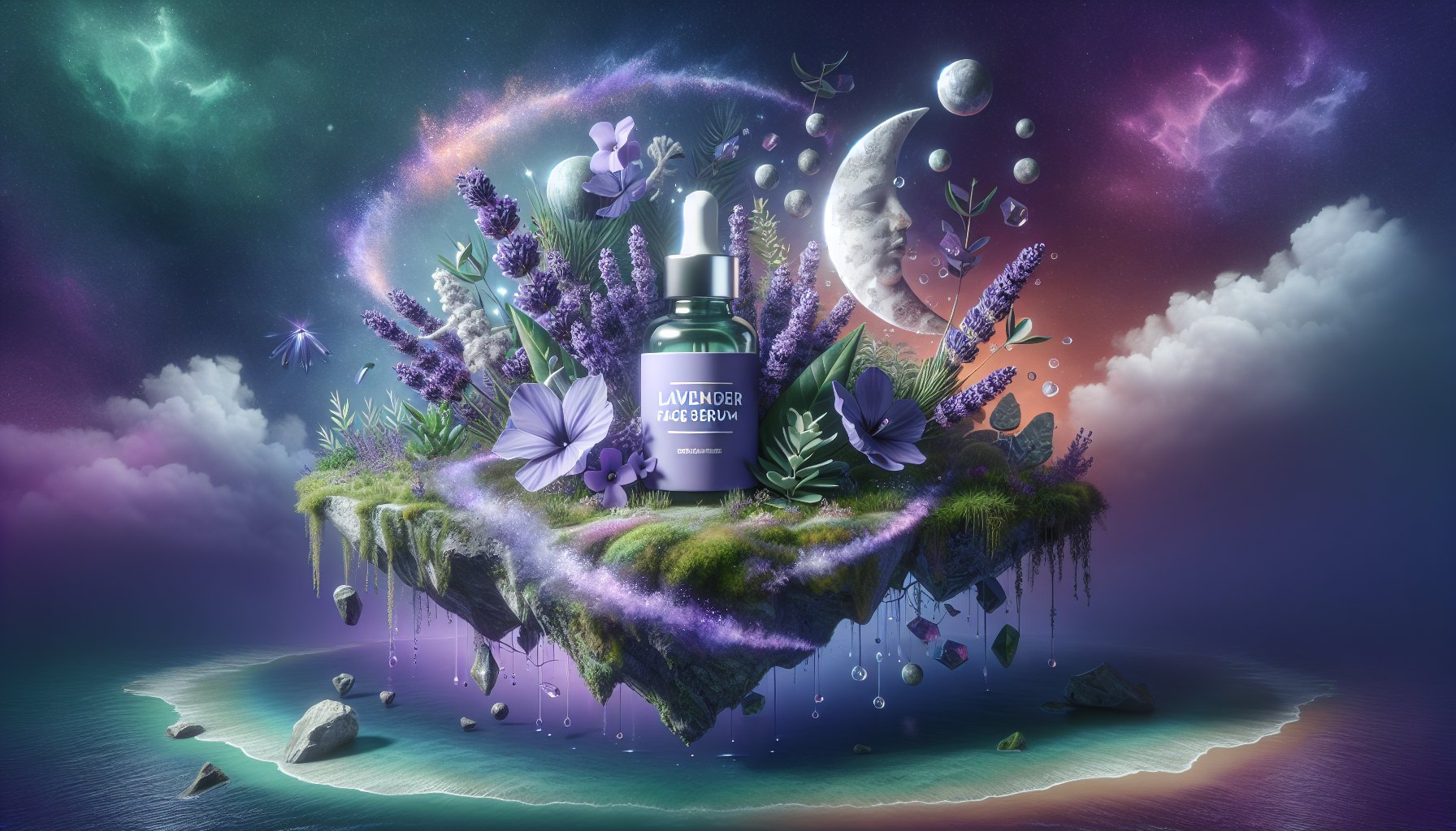 Lavender face serum by Island Mist enhances holistic skincare with eco-friendly beauty and aromatherapy benefits for 2025.