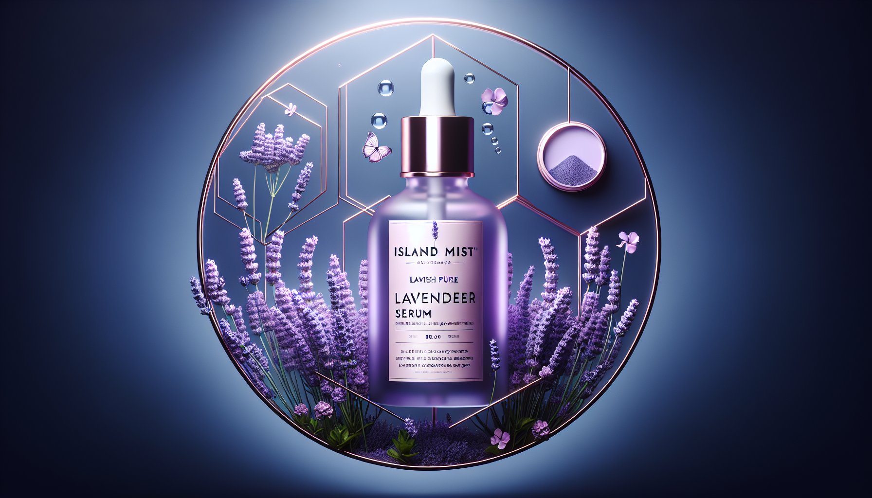 Lavender-infused Island Mist Lavish Serum offers natural, sustainable skincare for glowing, youthful skin in 2025.