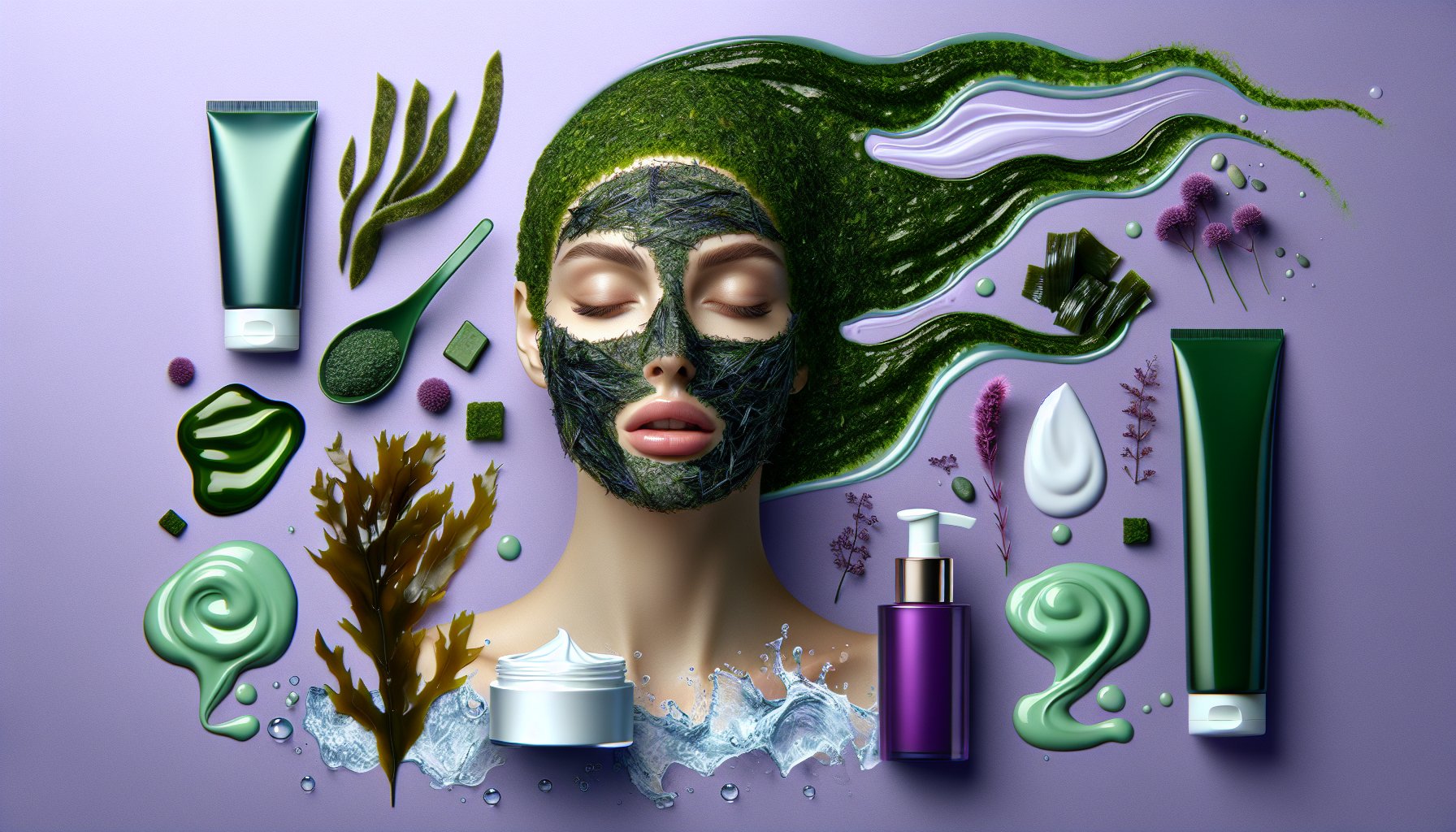Ocean facial masks and scrubs enhance skincare routines with seaweed benefits for sustainable beauty and oceanic skincare.