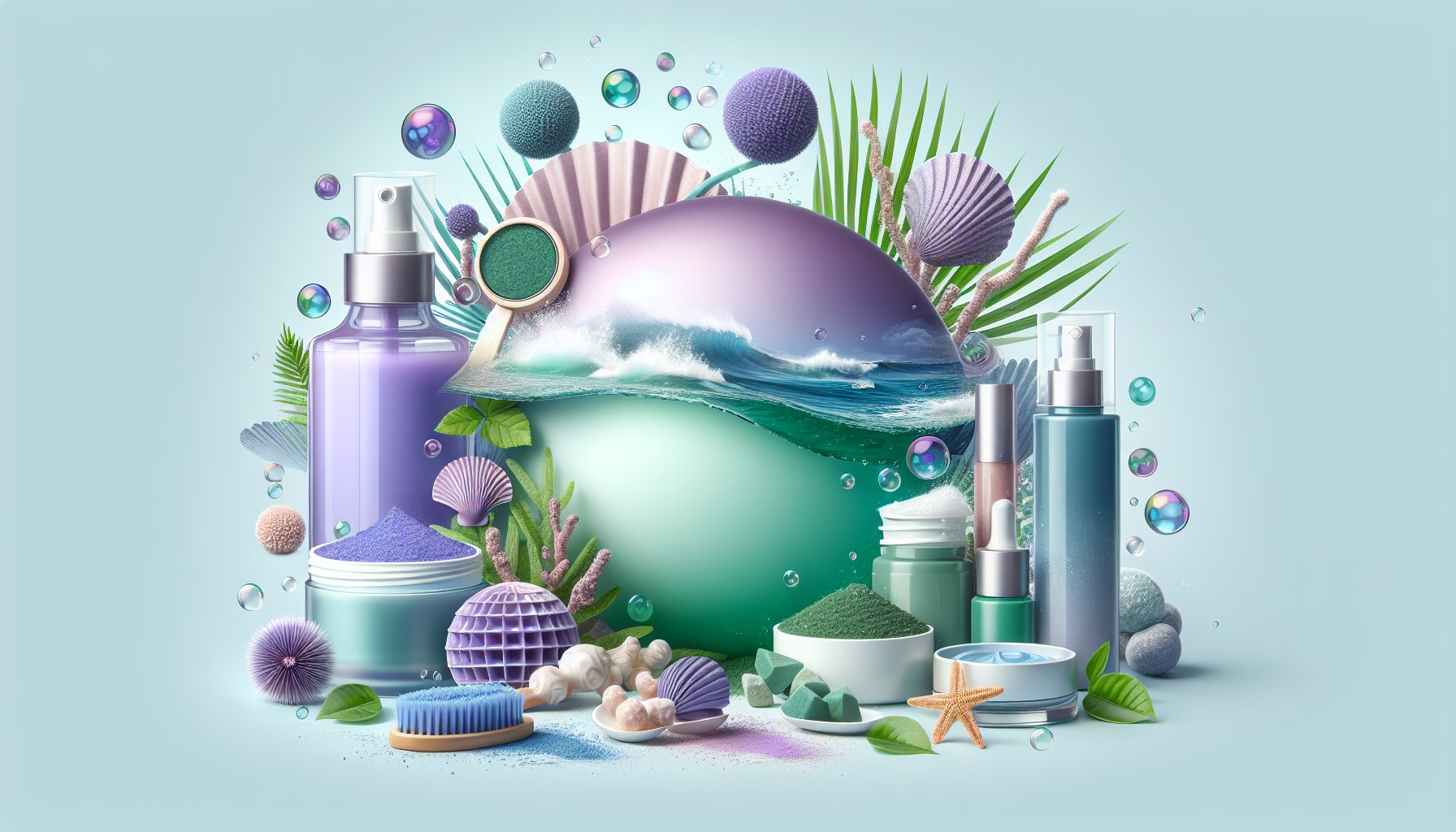 Oceanic skincare review highlighting Island Mist facial masks and scrubs with marine ingredients for eco-friendly beauty.