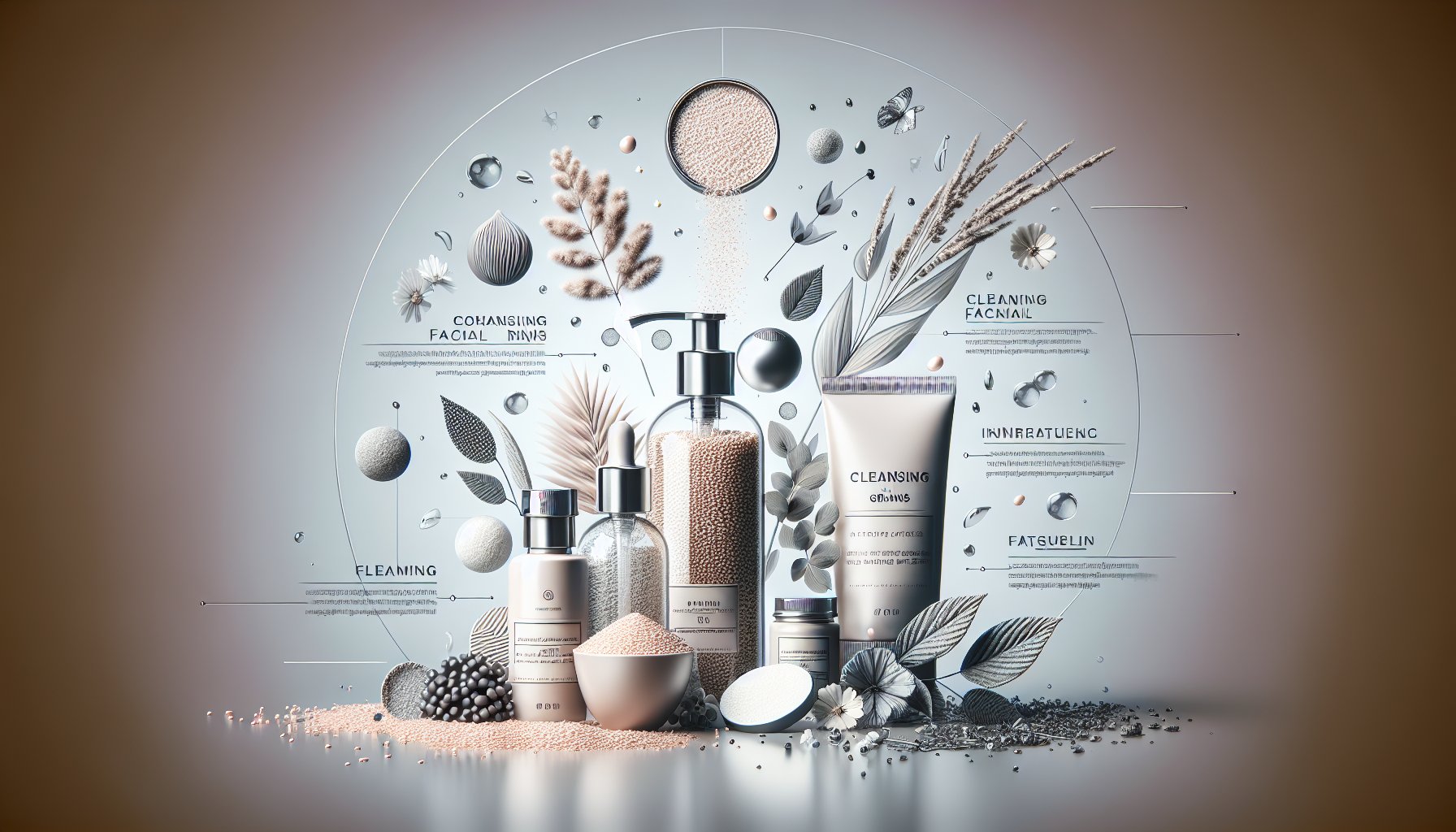 Guide to choosing eco-friendly cleansing facial grains based on skin types and ingredient labels for natural skincare.