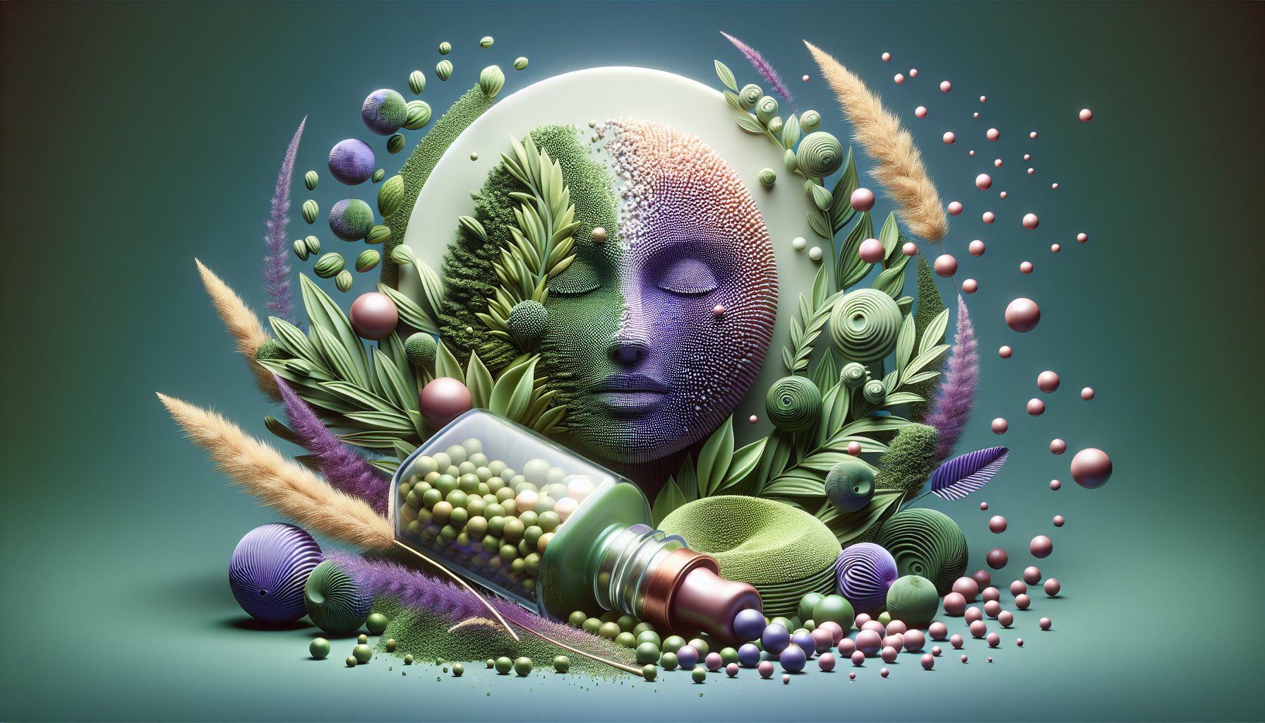 Facial grains for gentle exfoliation enhance your eco-friendly skincare routine with jojoba beads for a radiant glow.