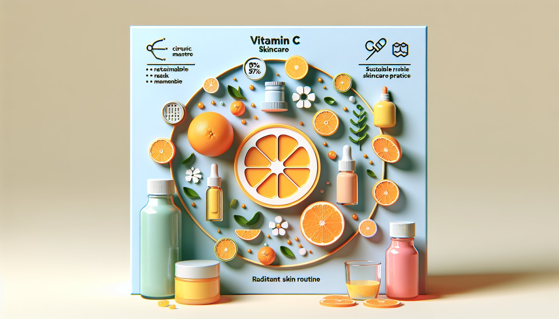 Citrus Toning Mask guide with tips for DIY vitamin C skincare and sustainable practices for radiant skin.
