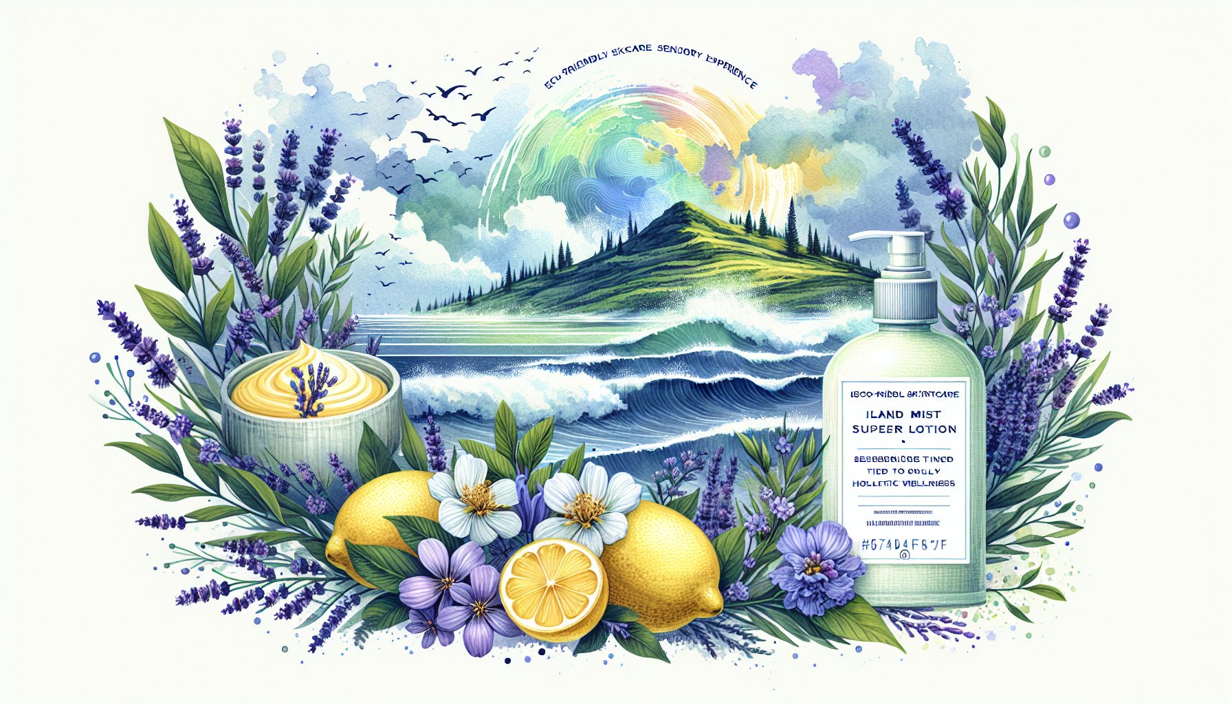 Island Mist Super Lotion Lavender Lemon offers eco-friendly skincare with a unique sensory experience for holistic wellness.