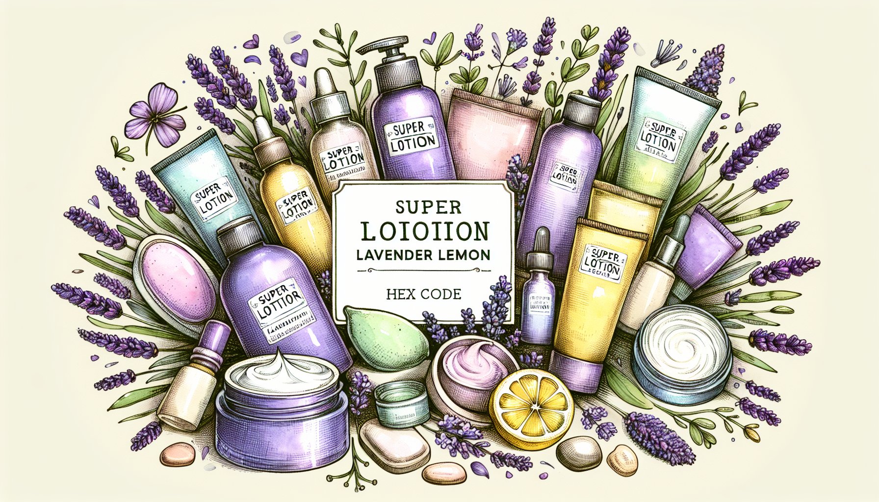 Super Lotion Lavender Lemon enhances your natural skincare routine with eco-conscious beauty and soothing aromatherapy benefits.
