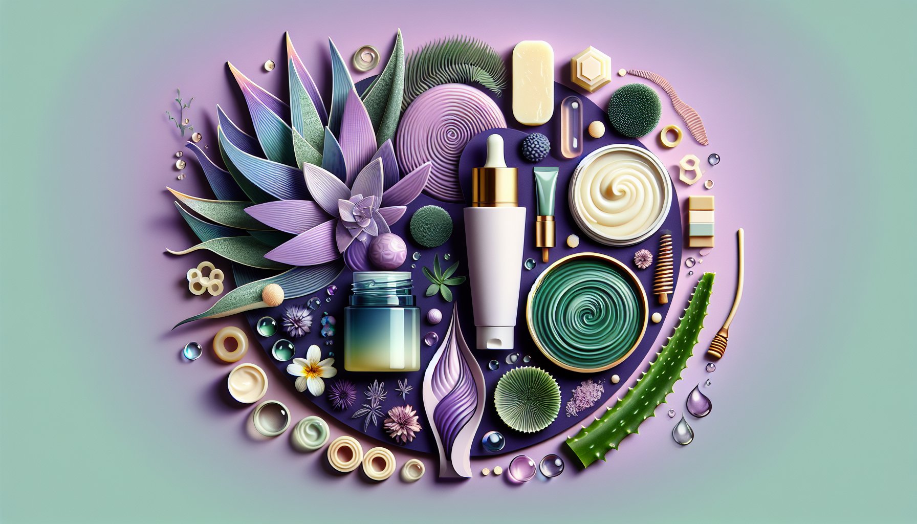 Plant-based moisturizers with aloe vera and shea butter enhance natural skincare routines for eco-friendly beauty.