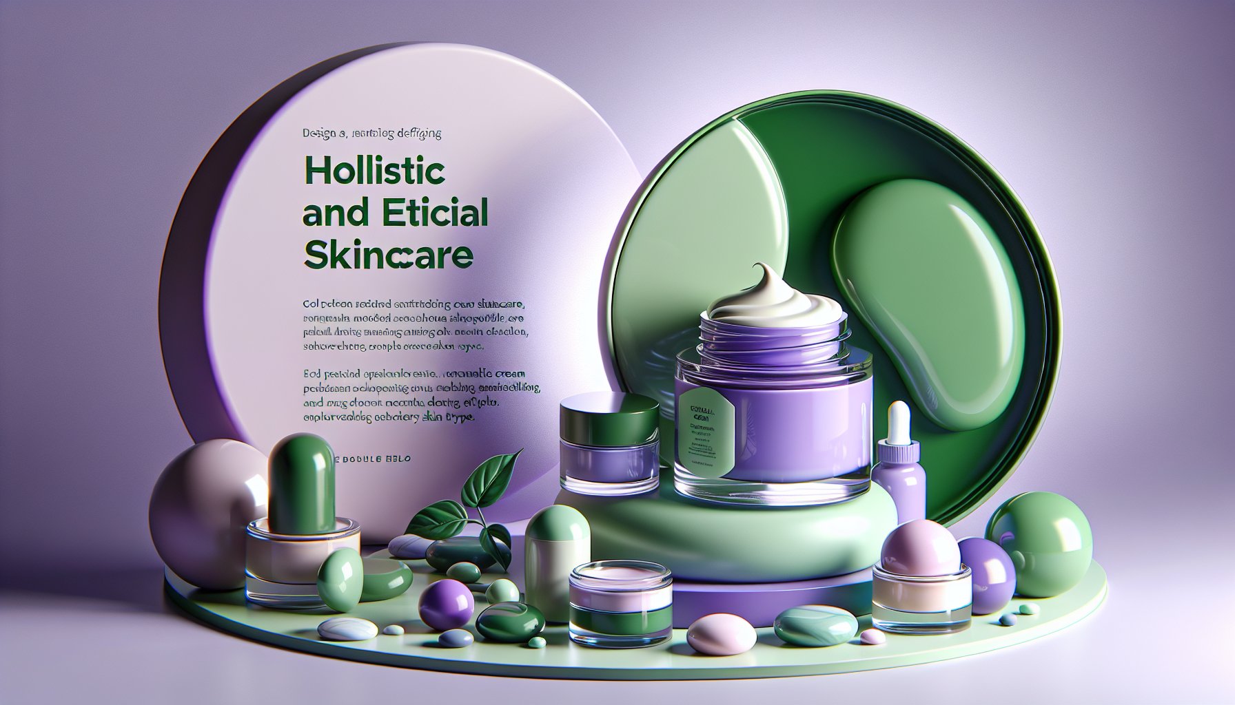 Guide to selecting the ideal green cream for your skin type in natural and ethical skincare for holistic skin health.