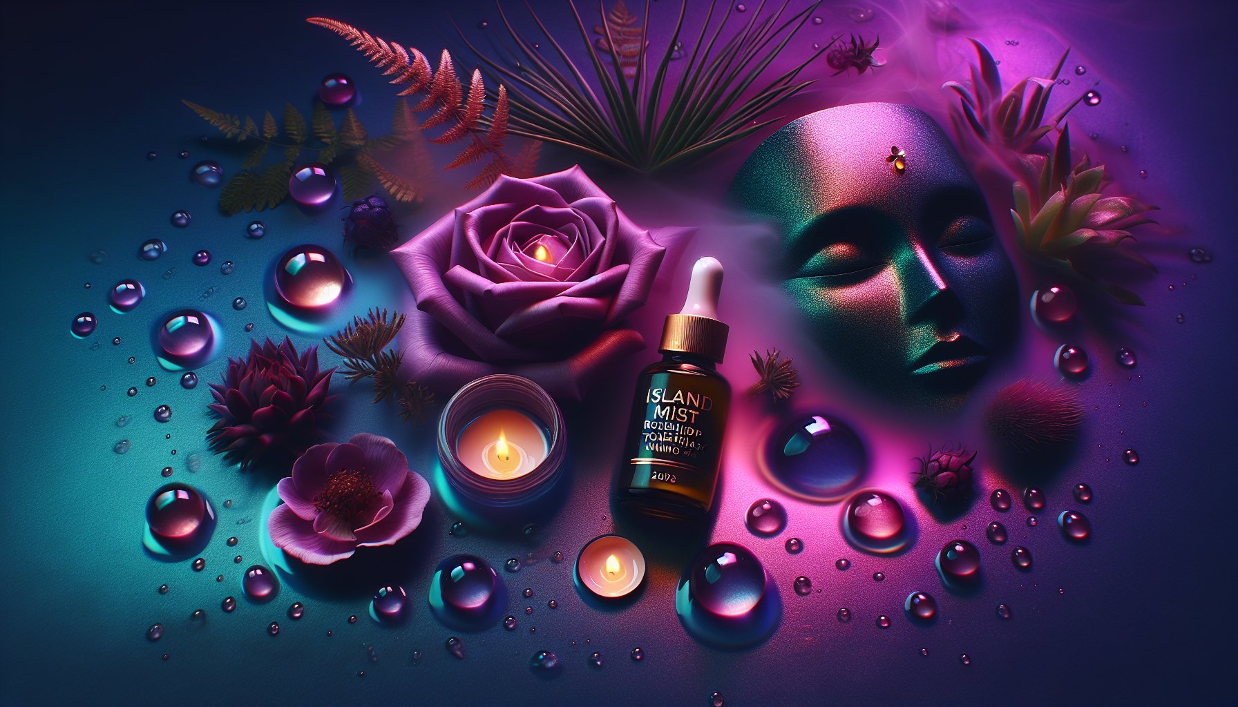 Achieve glowing skin with Island Mist Rosehip Toning Mask in this holistic skincare tutorial featuring rosehip oil.