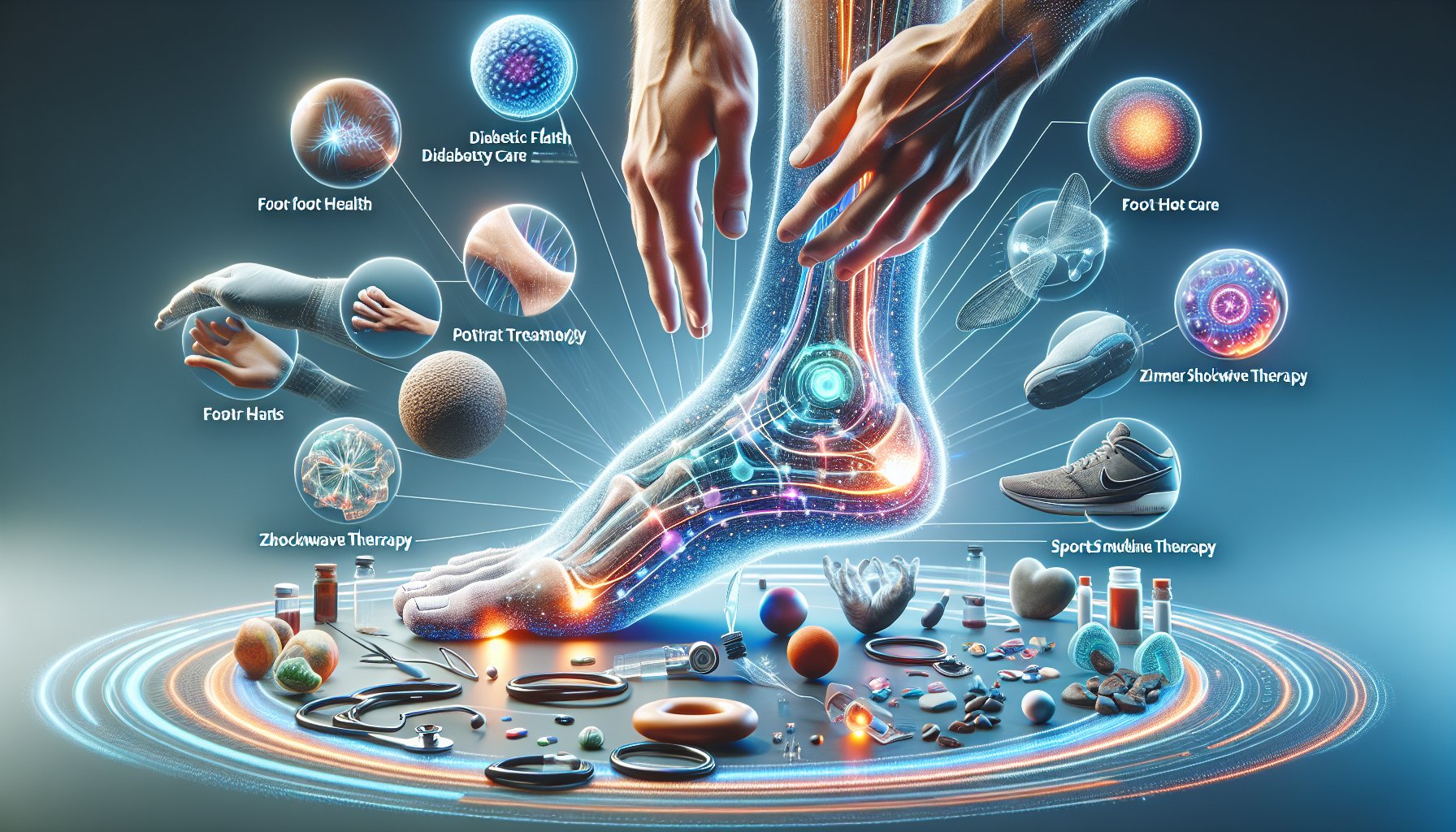 Top 10 podiatry treatments for 2025, highlighting diabetic foot care, Zimmer Shockwave Therapy, and sports medicine advancements.