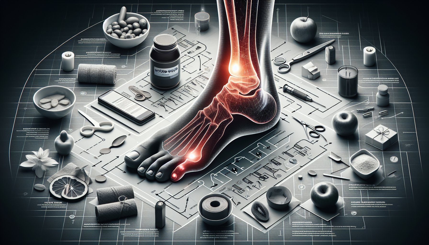 Foot wound recovery tips: advanced care, pain management, nutrition for healing, and personalized treatment plans.