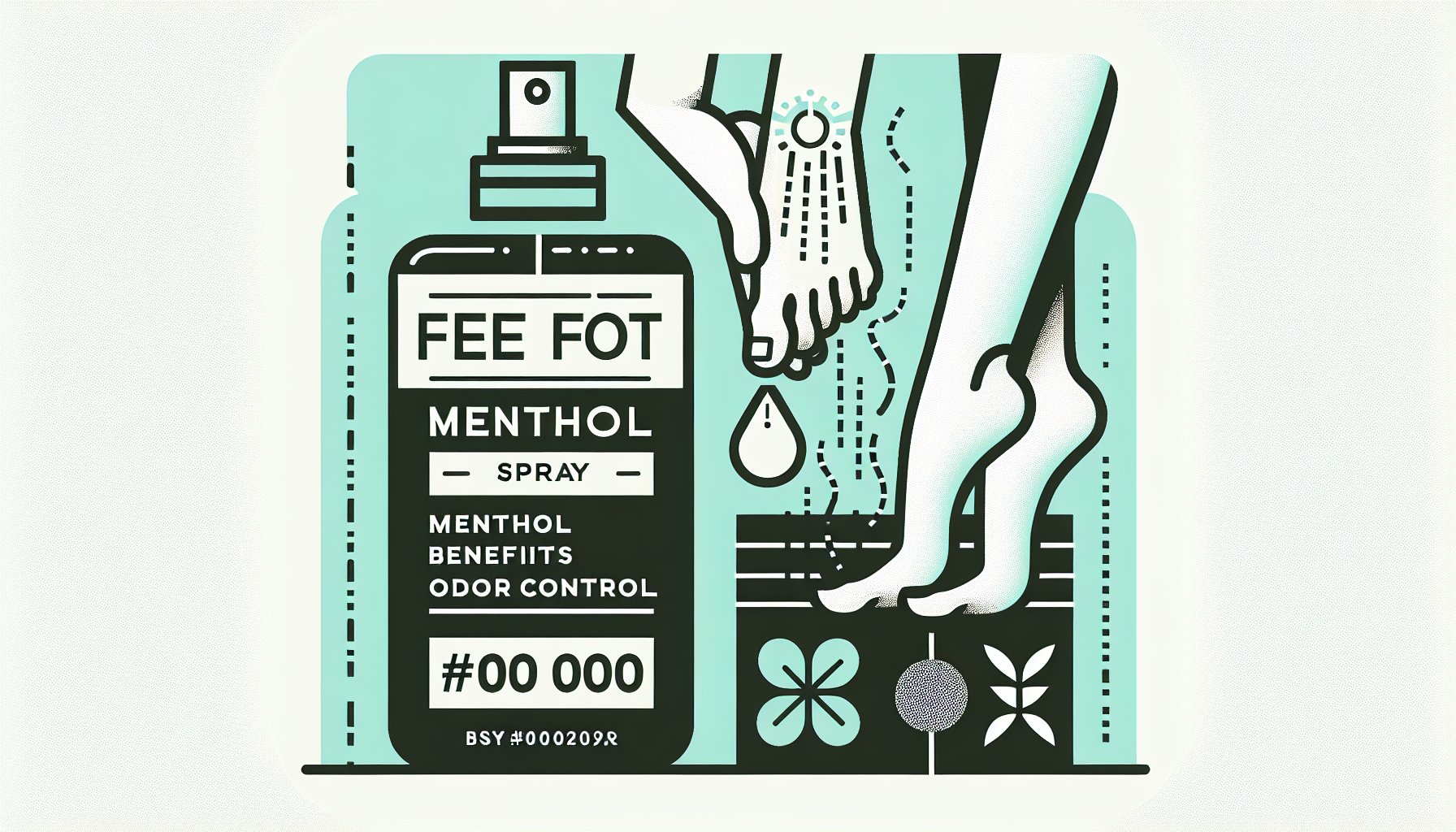 Foot spray application for fresh feet, highlighting menthol benefits, odor control, and a DIY foot care routine.