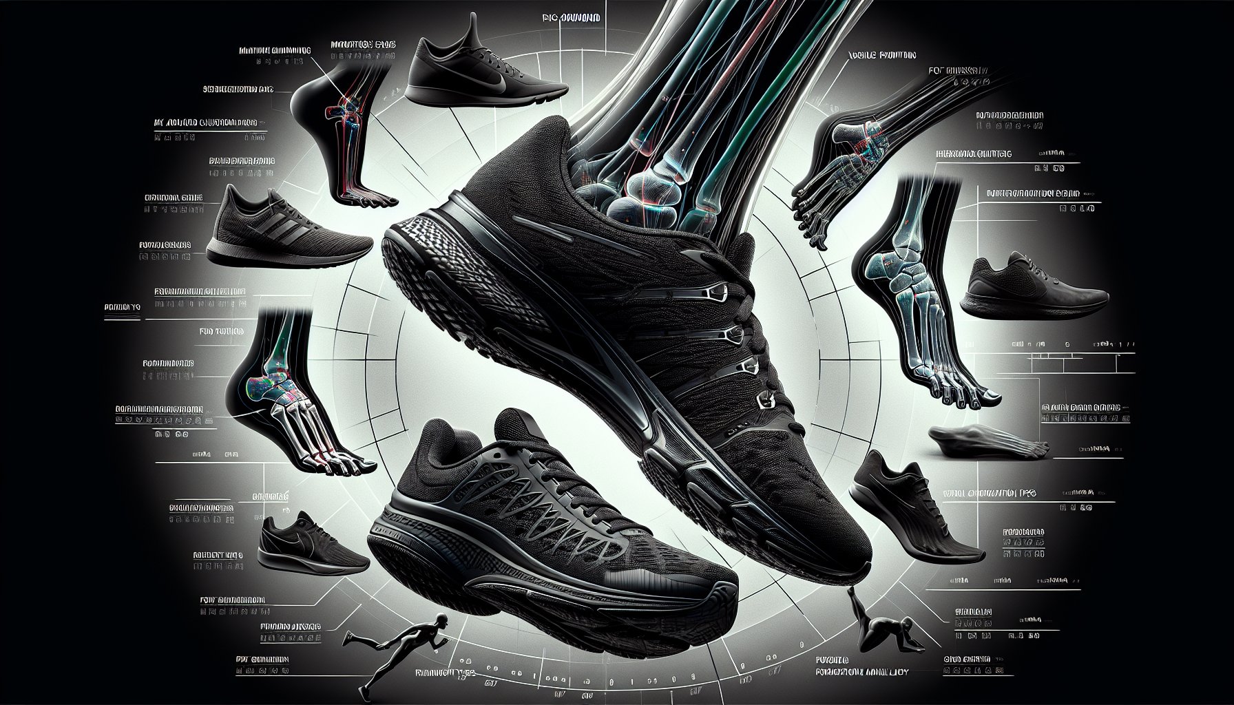 Guide to choosing marathon running shoes based on foot biomechanics, gait analysis, cushioning technology, and pronation types.