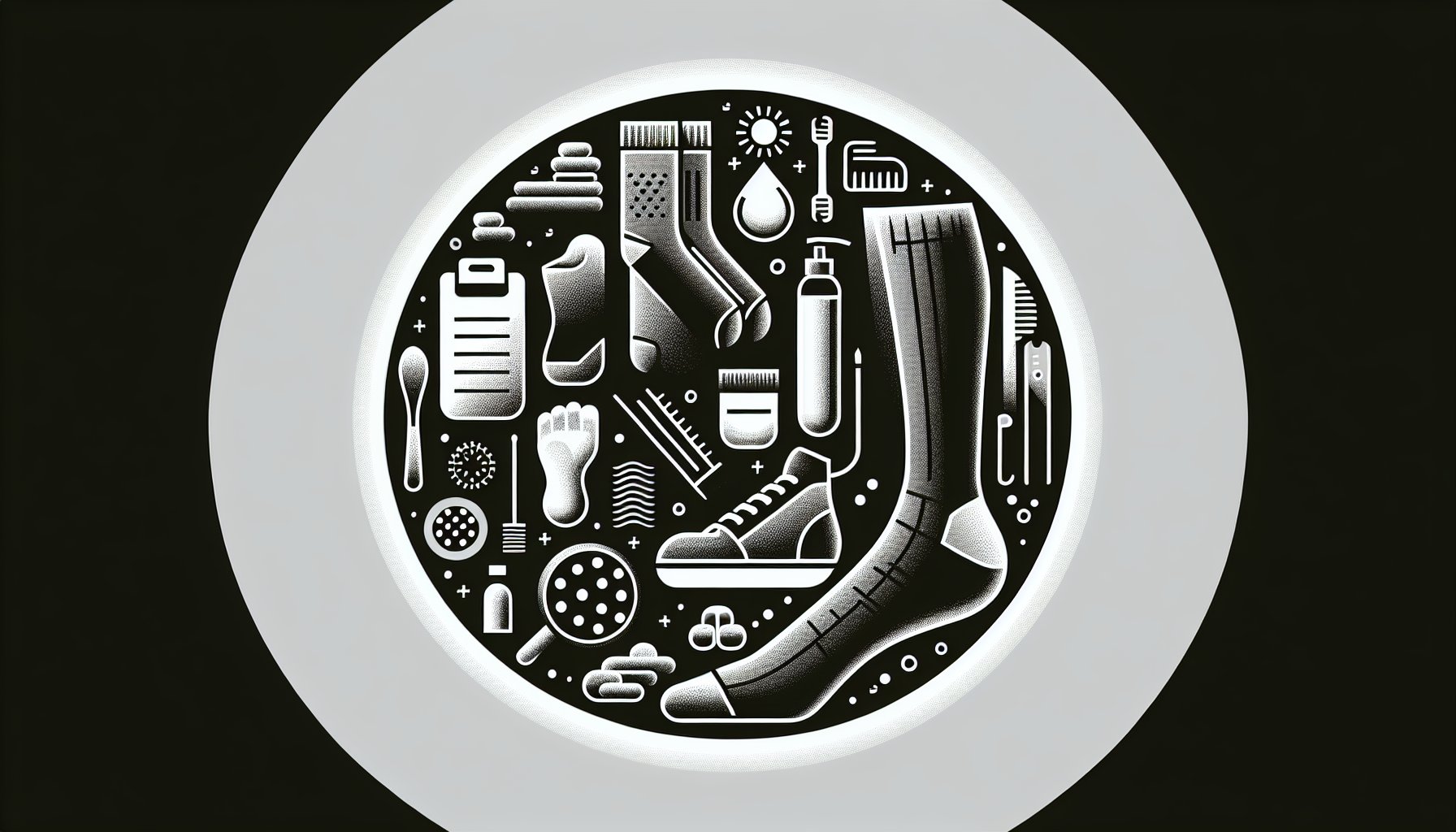 Tips for foot hygiene to prevent athlete's foot, including breathable socks, shoes, and a foot care routine.