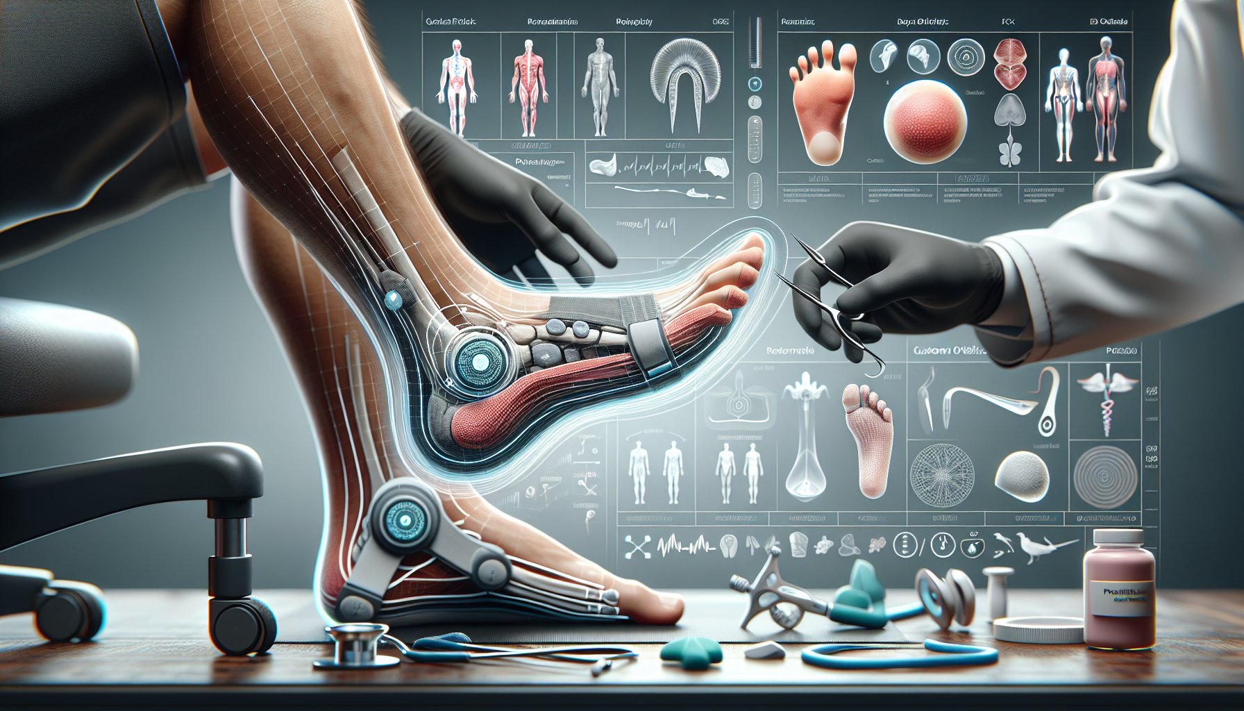 Guide to choosing foot and ankle treatment: plantar fasciitis, podiatrist consultation, custom orthotics, recovery strategies.