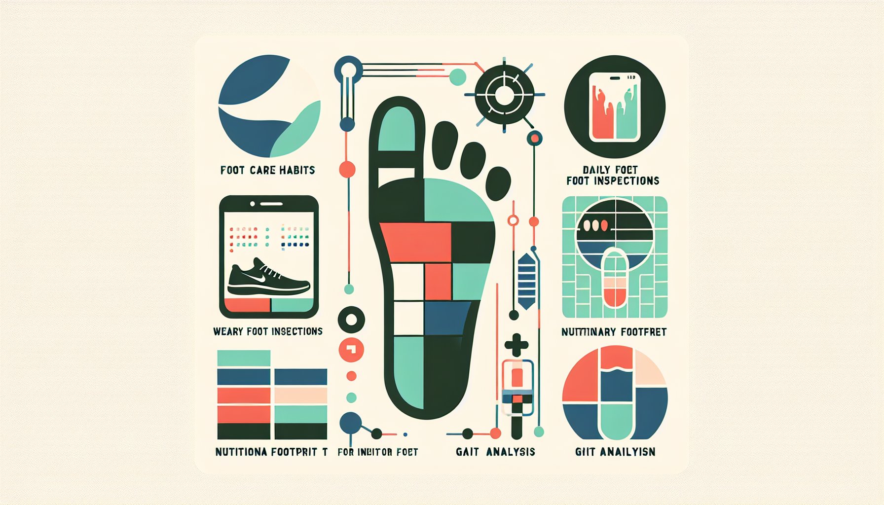 Top 10 daily foot care habits for 2025, featuring wearable tech, inspections, nutrition, and gait analysis for injury prevention.