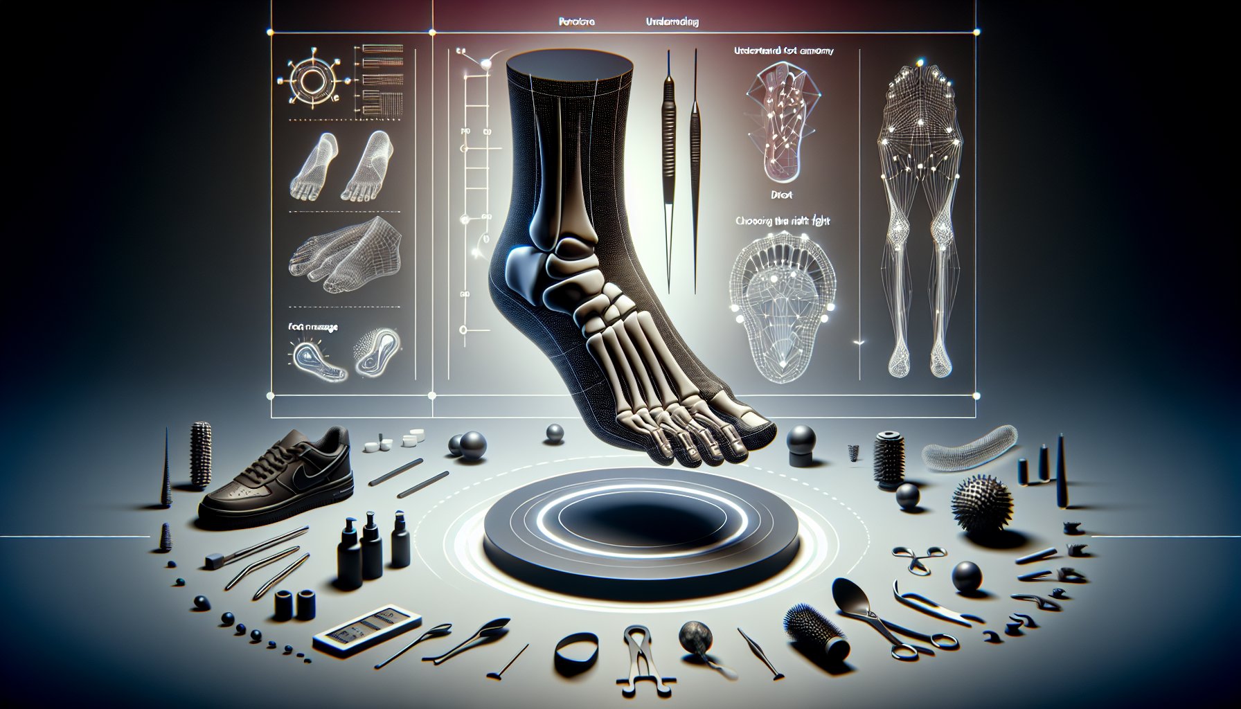 Personalized foot care routine tips for foot health, anatomy insights, massage techniques, and selecting proper footwear.