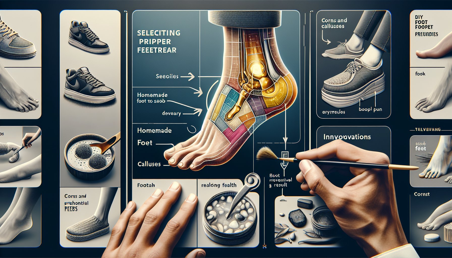 Comprehensive guide on preventing corns and calluses with foot care tips, proper footwear, and DIY remedies for healthy feet.