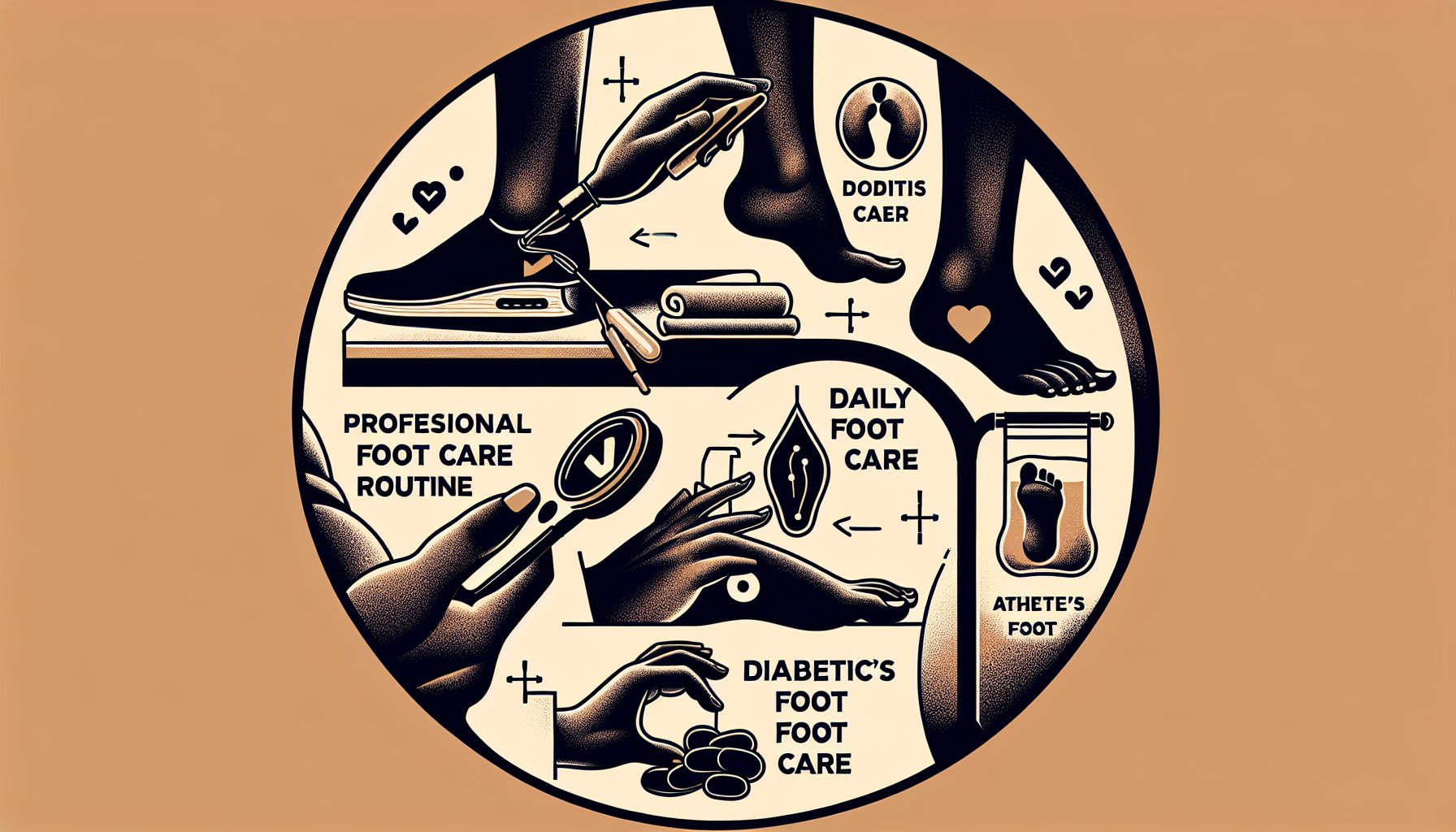 Daily foot care tips for smooth, healthy feet, including diabetic care and athlete's foot prevention from a podiatrist's advice.