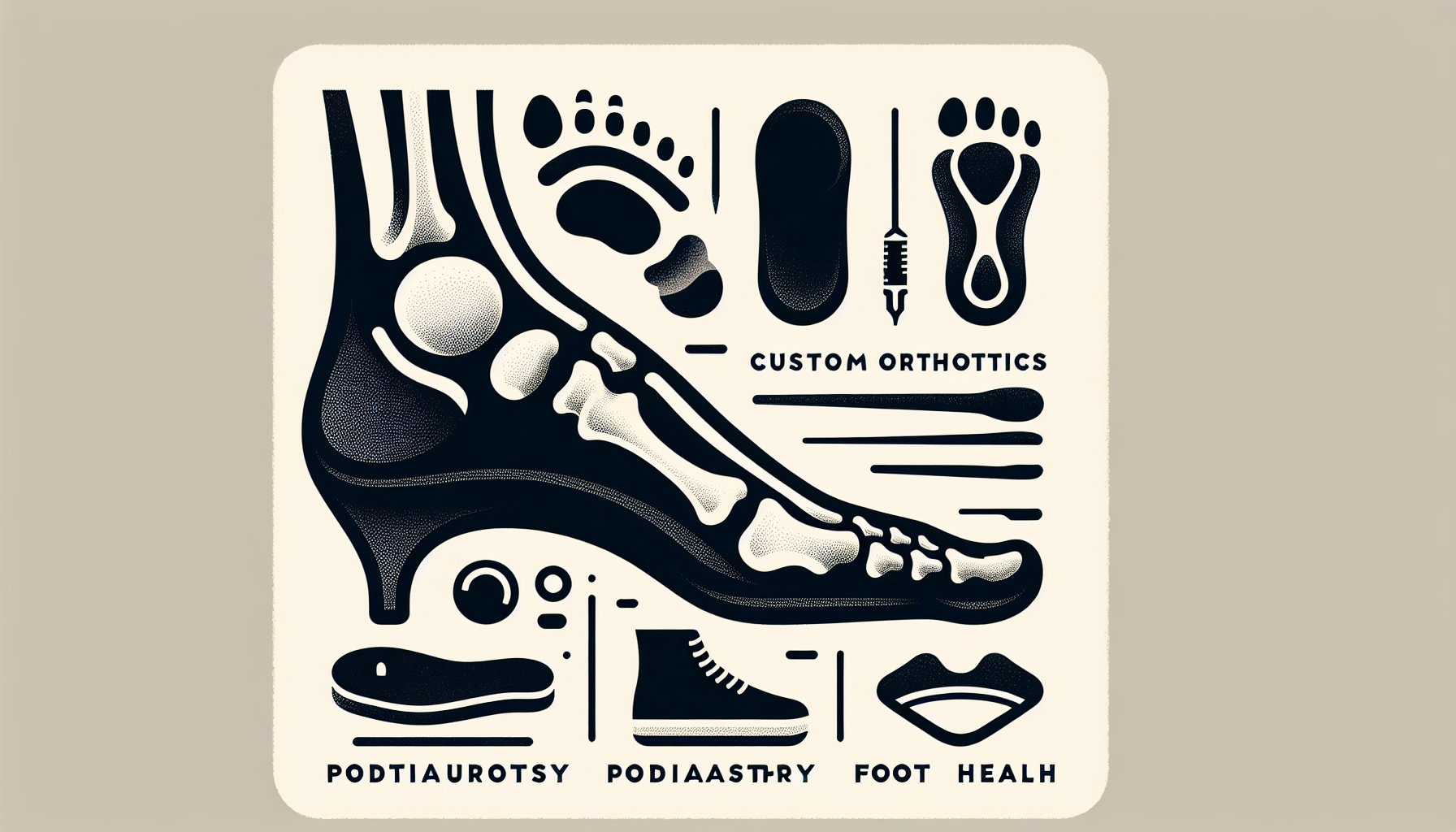 Bunion relief options including custom orthotics, podiatry treatments, and bunion surgery for improved foot health.