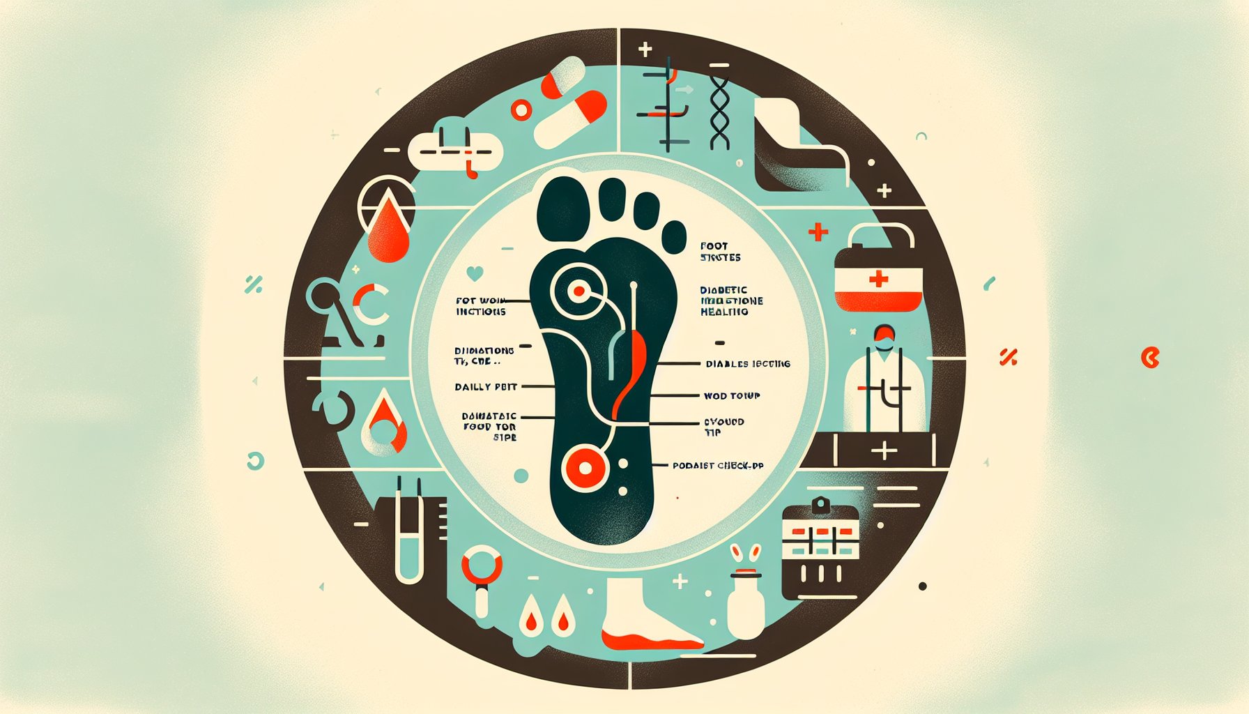 Expert tips for preventing foot wound infections through daily hygiene, diabetic care, and regular podiatrist check-ups.