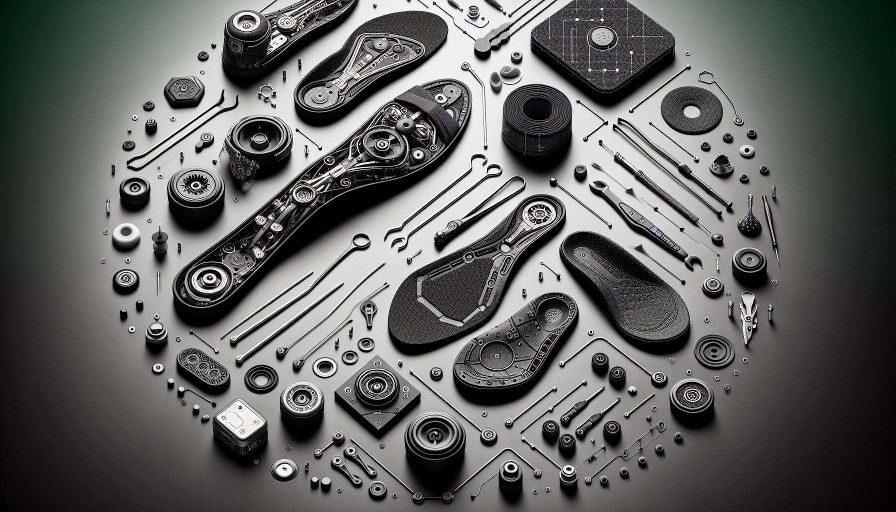 Comparison of orthotic devices and custom insoles for optimal foot mechanics and professional fitting in foot care technology.